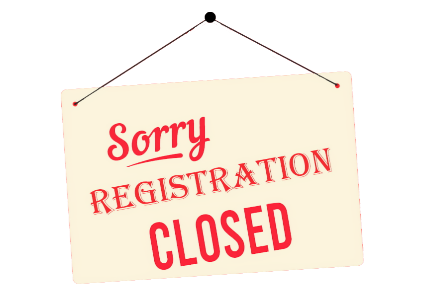 New Registration Closed